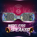 HOVERSTAR Hoverboard All New Version-HS2.0, Chrome Color & Coating Skins Two Wheels Self-Balancing Scooter with Wireless Speaker Playing Music & Led Wheels Flashing Lights