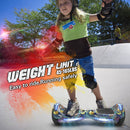 HOVERSTAR Hoverboard All New Version-HS2.0, Chrome Color & Coating Skins Two Wheels Self-Balancing Scooter with Wireless Speaker Playing Music & Led Wheels Flashing Lights