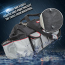 KAPAS Wide Mouth Tool Bag, Tote Bag Made by Water Proof Material and Wear-Resisting Hard Base (21-Inch)