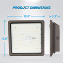 LED Canopy Lights 70Watt, 5000K Daylight White, 120-277V LED Shop Light for Warehouse, Garage,Backyard