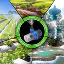 Variable Water Pump, Aquariums Ultra Quiet Circulation Amphibious Pump for Aquarium, Fish Tank, Pond and Fountain, - 1585GPH