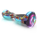 HOVERSTAR Hoverboard All New Version-HS2.0, Chrome Color & Coating Skins Two Wheels Self-Balancing Scooter with Wireless Speaker Playing Music & Led Wheels Flashing Lights