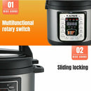KAPAS 6L (6.34 Quart) Smart Programmable Electric Pressure Cooker