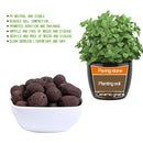 Premium Organic Expanded Clay Pebbles, Ceramsite Gardening Cultivation Soil, Clay Growing Media, 2 Bags/Pack - Net Weight 22 LBS