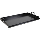 KAPAS Premium BBQ Flat Top Griddle Pan, 32" x 17" BBQ Iron Plate Suitable to Double Burners Propane Tank Stove