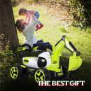 HOVER HEART Electric Excavator Ride-On Toy, 6V/4.5Ah Construction Truck 4 Wheels with Electric Arm Lift, Music for 4-6 Years Kids (Green)