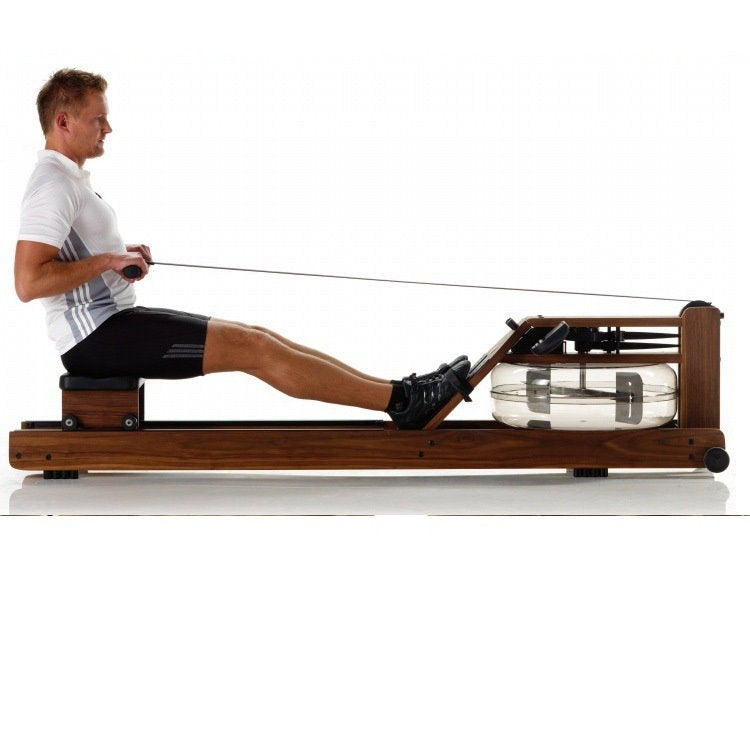 FITPHER Fitness Equipment Water Resistance Rowing Machine Dual-Track Healthy Indoor Gym Equipment For Fitness (Woody)