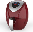 Electric Air Fryer, 4.8 Quarts,7-in-1 One-Touch Screen Cook Presets-RED