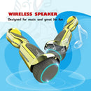 6.5'' Hoverboard with Front/Back LED & Bluetooth Speaker, Self-Balance Flash Wheel, UL Chrome Gold