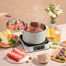 Kapas intelligence Lifting Hot Pot 2.5 Liters Household Automatic Multi-function Pot Lifting Split Type