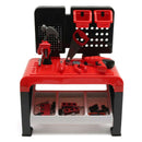 HILLO 46 PCS Creative DIY Repair Tool Workbench Play Toys Pretend Tool Playset for Kids of Ages 3+ Realistic Tools and Accessories for Children Worker Pretend Game