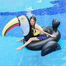 INFLATABLE 79" GIANT OUTDOOR TOUCAN SWIMMING POOL FLOAT LOUNGE