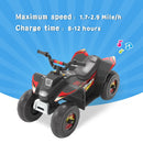 HOVERHEART 6V Kids Electric Ride On Mini ATV Quad Bike 4 Wheeler Toy Car(Black)