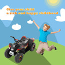 HOVERHEART 6V Kids Electric Ride On Mini ATV Quad Bike 4 Wheeler Toy Car(Black)