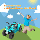 HOVERHEART 6V Kids Electric Ride On Mini ATV Quad Bike 4 Wheeler Toy Car (Blue)