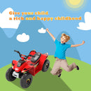 HOVERHEART 6V Kids Electric Ride On Mini ATV Quad Bike 4 Wheeler Toy Car (Red)