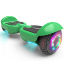 6.5" LED Flash Wheel Hoverboard with Bluetooth Speaker | Green