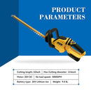 ZEGJAW 20V Cordless Hedge Trimmer with 22inch Dual Action Blade, Comfortable Grip Handle, Include 20V Removable Battery