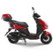 RAPPI RAPIDO-50 Red Street Legal Scooter 50-49cc Equipped With Rear Storage Trunk, Four Stroke, Cylinder, CVT