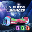 Full Fuselage Dazzling Lights Wheel Self Balancing  Hoverboard with Bluetooth Speaker for Kids & Adults