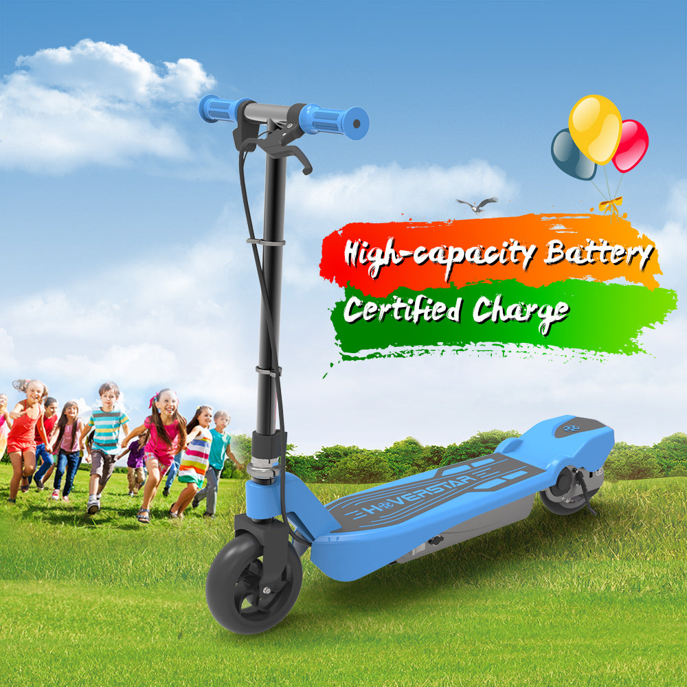 Electric Scooter for Kids-Blue