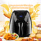 Electric Air Fryer, 4.8 Quarts,7-in-1 One-Touch Screen Cook Presets-Black