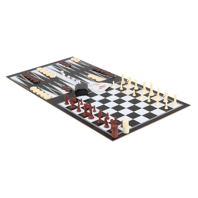 FITPHER 12 in 1 Multifunctional Table Game, Foosball, Pool, Shuffleboard, Ping Pong, Slide Hockey, Bowling, Backgmmon, Ringtoss, Horsshoes, Checker/Chess, Playing Card and Dice