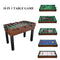 FITPHER 12 in 1 Multifunctional Table Game, Foosball, Pool, Shuffleboard, Ping Pong, Slide Hockey, Bowling, Backgmmon, Ringtoss, Horsshoes, Checker/Chess, Playing Card and Dice