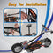 Electric Scoote Brushlessr 1600W  36V Long-Range Battery Foldable Easy Carry Portable Design, Adult Electric Scooter Commuter Scooter (1600 Watt)