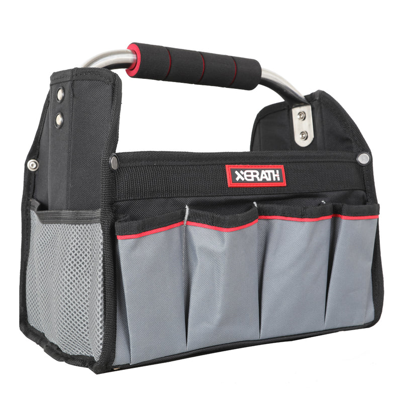 KAPAS Open Top Tool Bag,Inside Hang Design and Outside Pockets for Tool Storage (12-Inch)