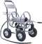 Industrial Hose Reel Cart, Heavy Duty Hose Reel with 4 Solid Wheels, Slide Hose Guide System for Garden & Yard