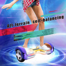 HOVERSTAR Bluetooth Hoverboard, 8 Inch Real Self Balancing Scooter, LED Light-Up Foot Pads Glow, 500W Motor, 20 Cells Battery Long Distance, Max Weight 220 lb, Max Speed 7Mph