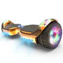 H-Rogue All-Terrain Bluetooth Hoverboard with Light-Up Wheels | RoseGold