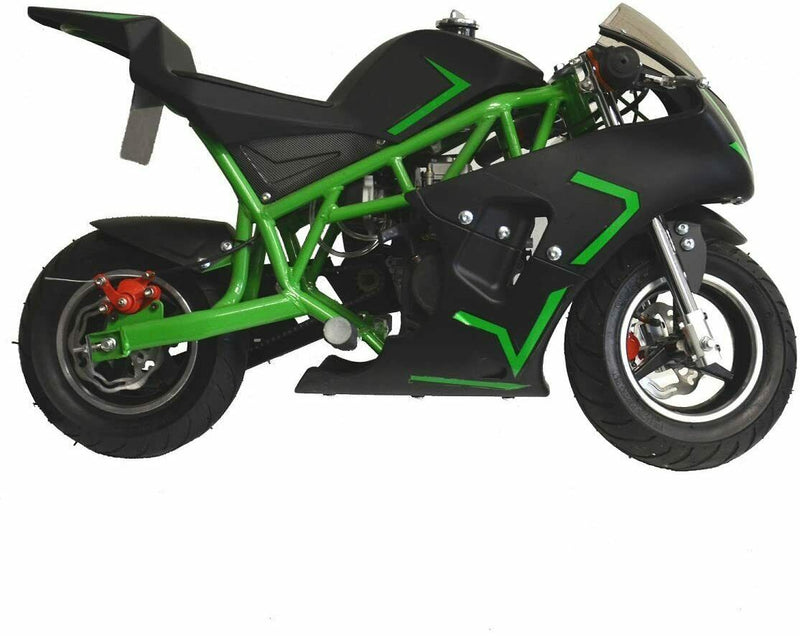 Mini Gas Power Pocket Bike Motorcycle,40CC 4-Stroke Ride on Toys by EPA Approved