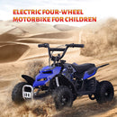 SKRT MONSTER INSECT 24V ALL TERRIAN MINI ELECTRIC QUAD BIKE ATV FOR KIDS (6~12 YEARS OLD) -Blue