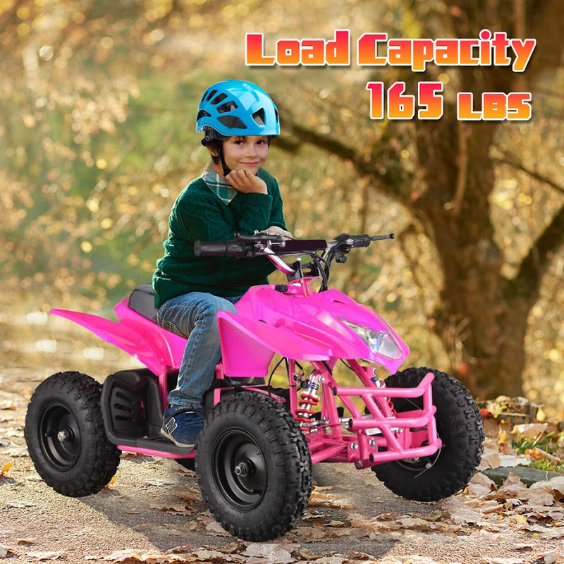 HOVERHEART Titan ATV Motor Power 350 w Brush Motor. Battery 24 v 12 Ah - Pink