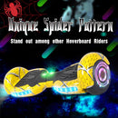 Spider Hoverboard Self Balancing Scooter 6.5" Two-Wheel Hoverboards with Bluetooth Speaker and LED Lights Electric Scooter for Kids and Adult