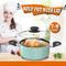 Aluminum Alloy Non-Stick Cookware Set, Pots and Pans - 8-Piece Set (Light Turquoise)