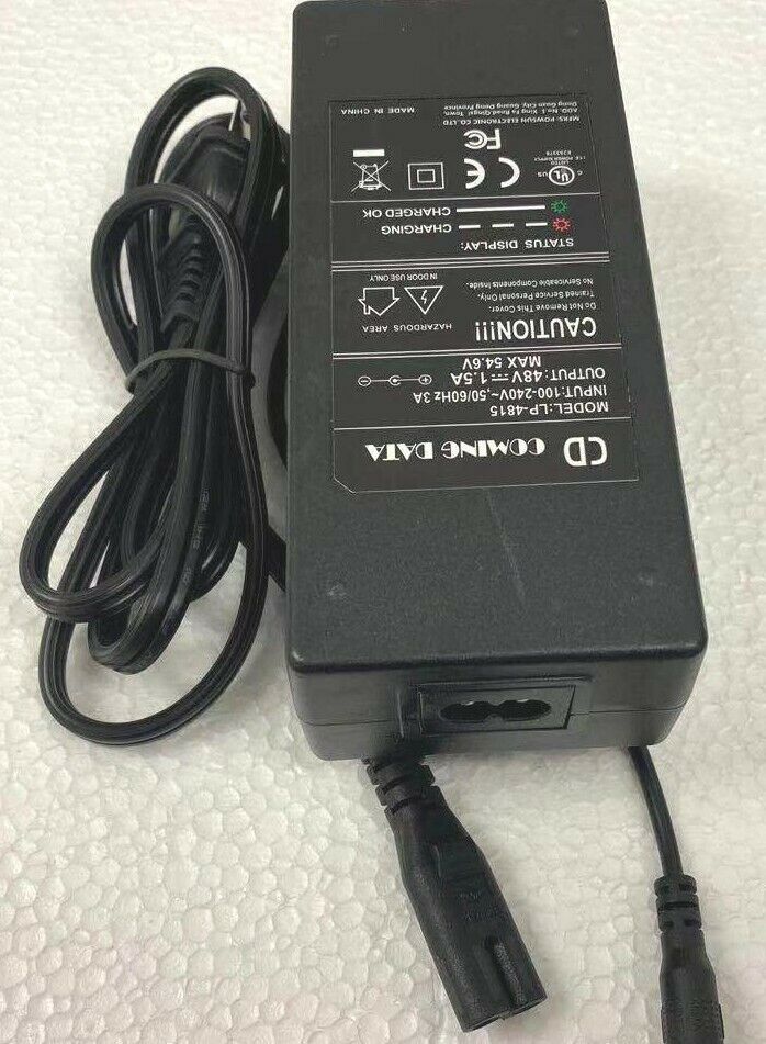Charger 48V 1.6A for SKRT BLACK SCOOTER (MODEL: SKRT-350)