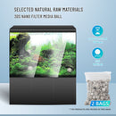 Aquarium Filter Media Porous Balls (Net Weight 5.5 lbs)  Grey - 3DS Ceramic, 2 Bags/Pack