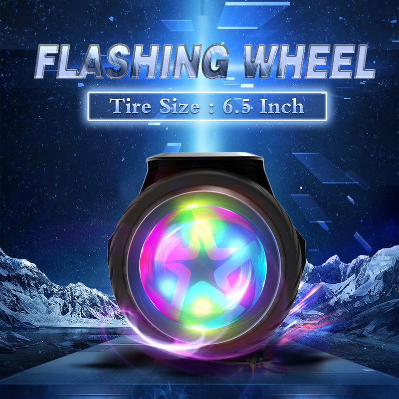 H-Warrior Hoverboard with LED Wheel | Black