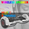 Spider Hoverboard Self Balancing Scooter 6.5" Two-Wheel Hoverboards with Bluetooth Speaker and LED Lights Electric Scooter for Kids and Adult