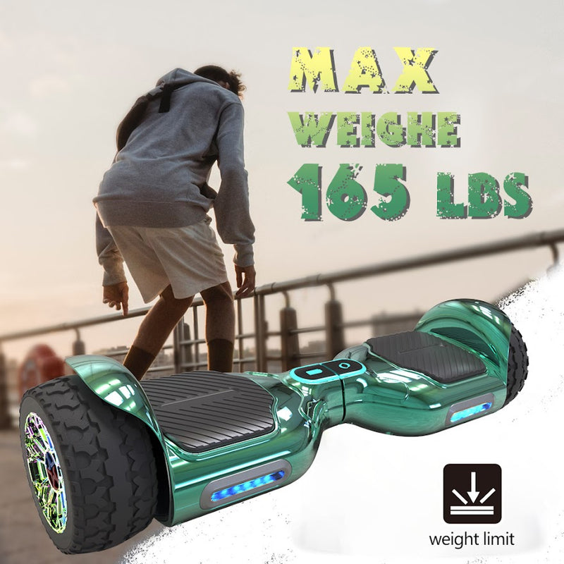 Hoverboard Self Balancing Scooter for Kids  Hover Board with 6.5"  wide Wheels Built-in Bluetooth Speaker Bright LED Lights UL2272 Certified