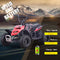 SKRT MONSTER INSECT 24V 100W ALL TERRIAN MINI ELECTRIC QUAD BIKE ATV FOR KIDS (6~12 YEARS OLD)Red
