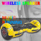 Spider Hoverboard Self Balancing Scooter 6.5" Two-Wheel Hoverboards with Bluetooth Speaker and LED Lights Electric Scooter for Kids and Adult