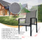 V-FIRE Outdoor Patio & Porch Furniture Sets 3 Pieces, All-Weather Chairs and Table