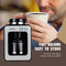 KAPAS Mini Automatic Coffee Machine With Grinding Function, Programmable Timer Mode and Keep Warm Plate,0.6L Capacity, 600W