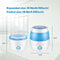 KAPAS Foldable Mini Washing Machine, (5.7Lb/2.6kg Capacity) Portable Compact Lightweight Washer for BABY Clothes, Travel, Camping, Truck Driving, Trip, RV