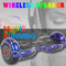 Spider Hoverboard Self Balancing Scooter 6.5" Two-Wheel Hoverboards with Bluetooth Speaker and LED Lights Electric Scooter for Kids and Adult