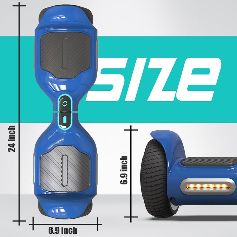 Hoverboard Self Balancing Scooter for Kids  Hover Board with 6.5" Wheels Built-in Bluetooth Speaker Bright LED Lights UL2272 Certified